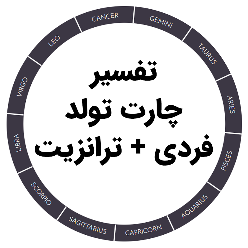 تفسیر چارت تولد فردی + ترانزیت