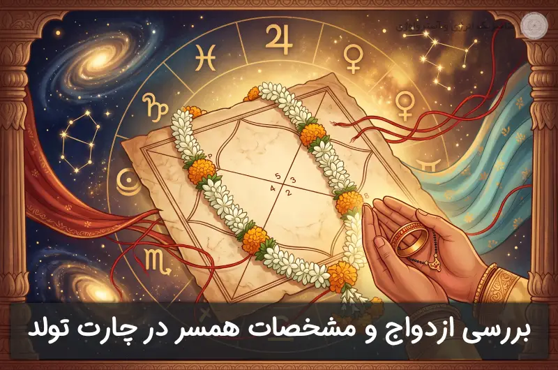 بررسی ازدواج و مشخصات همسر در چارت تولد و آسترولوژی ودیک (جیوتیش)